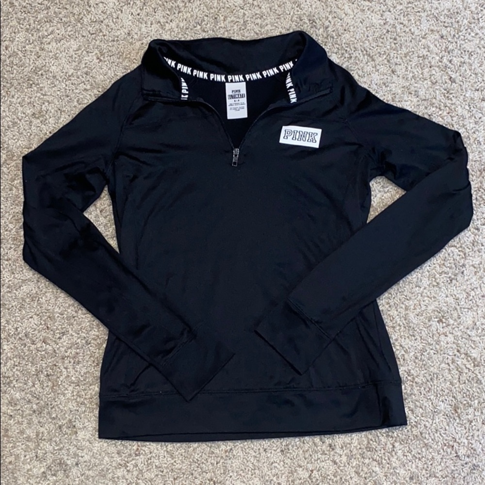 Pink 1/4th Zip Top